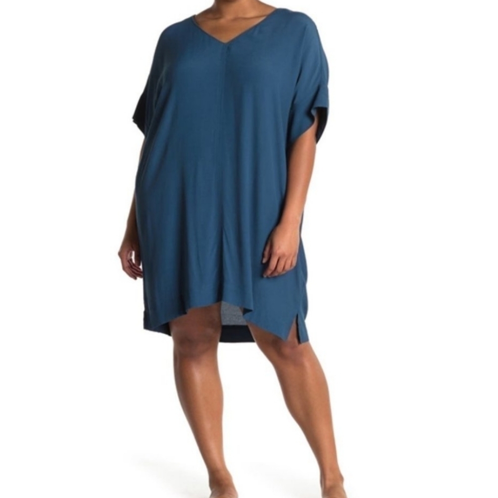 MADEWELL Novel shift dress blue Coverup